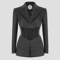 کت رسمی زنانه بازرو مدل w3054