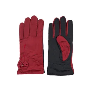 دستکش موتورسواری مدل زنانه پاپیون دار کد 2089