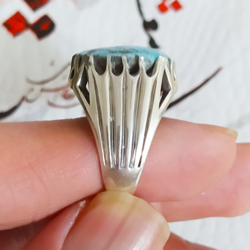 انگشتر نقره مردانه کد B1010