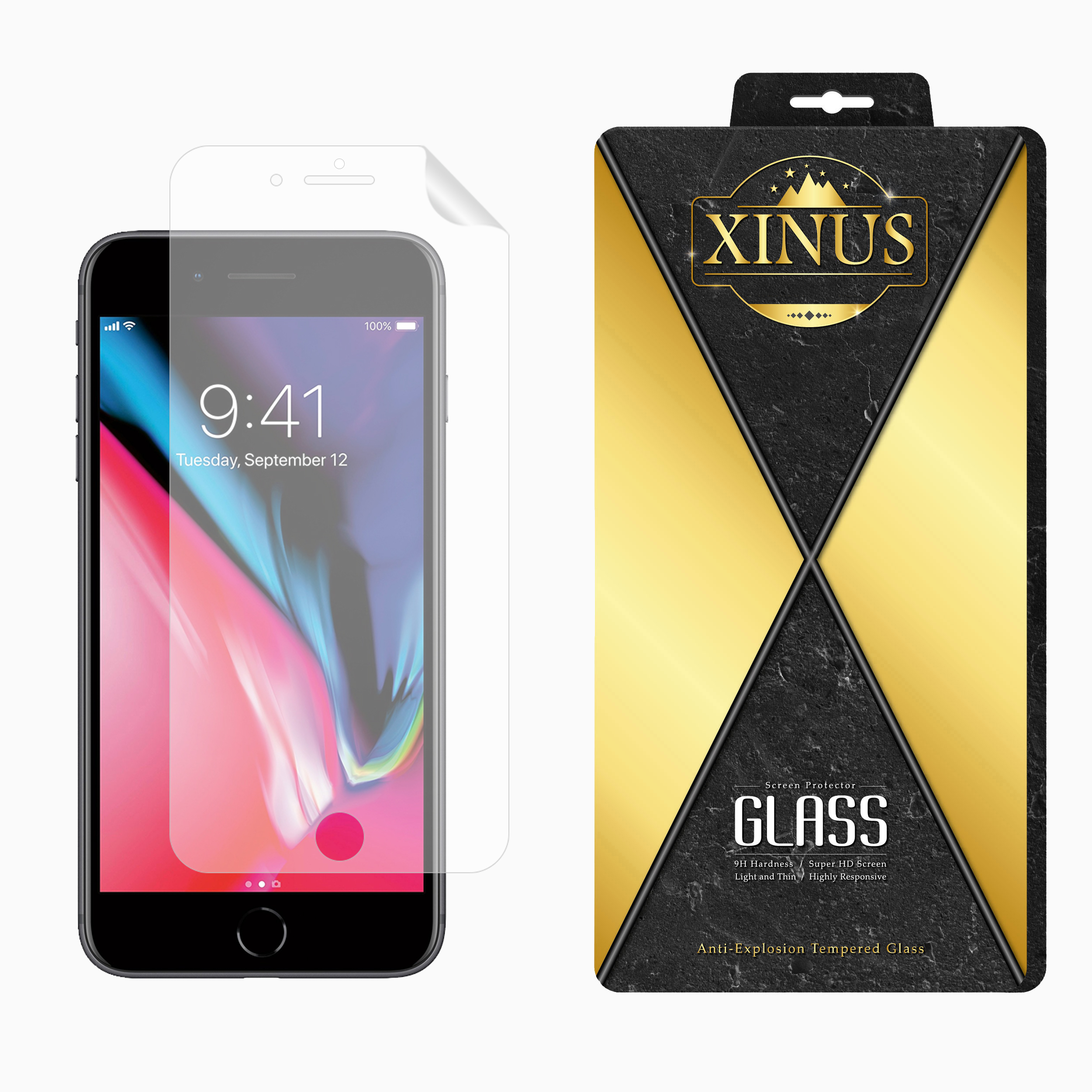 محافظ صفحه نمایش نانو ژینوس مدل NMX مناسب برای گوشی موبایل اپل iPhone 8