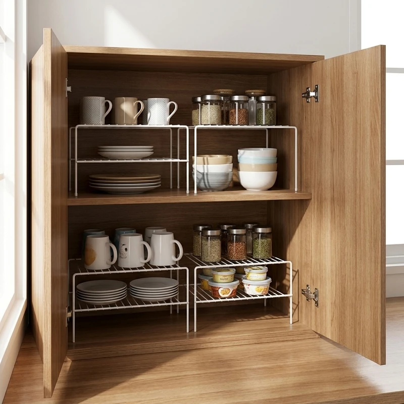 عکس شماره 2 : نظم دهنده کابینت مدل ha دو طبقه بسته 4 عددی