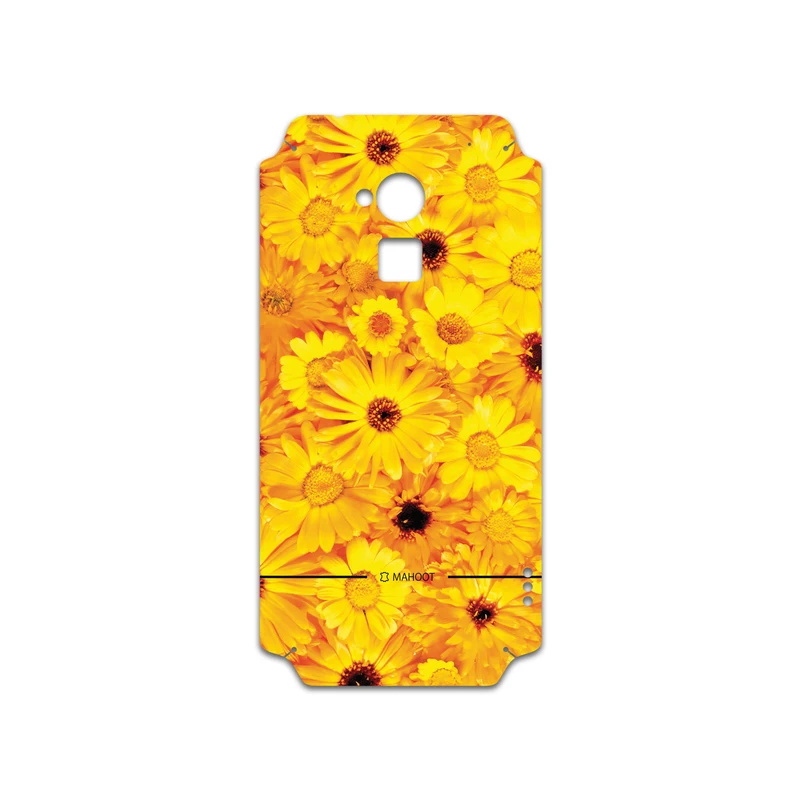 برچسب پوششی ماهوت مدل Yellow-Flower مناسب برای گوشی موبایل اچ تی سی One Max