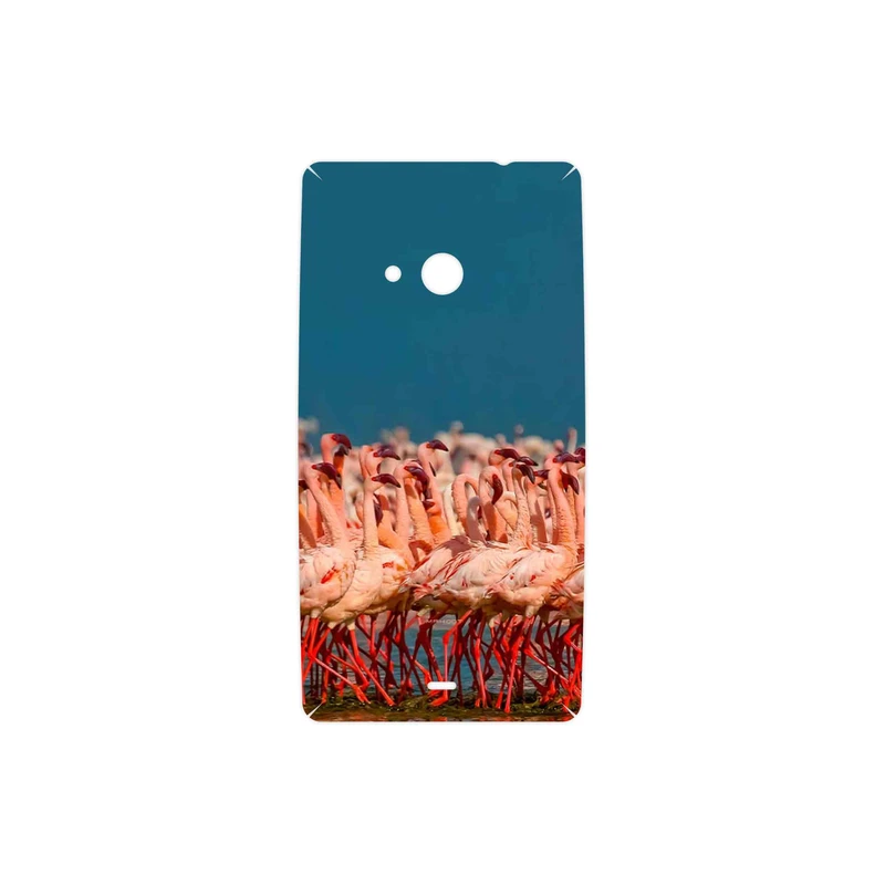 برچسب پوششی ماهوت مدل Flamingo مناسب برای گوشی موبایل مایکروسافت Lumia 535