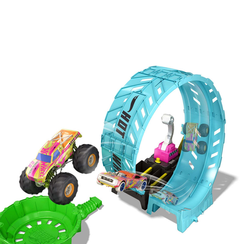 کیت ماشین بازی هات ویلز مدل Epic Loop Challenge Glow In The Dark کد HBN02