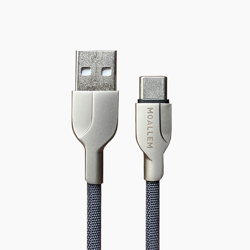 کابل تبدیل USB به USB-C معلم مدل Galaxy-A13  طول 1 متر