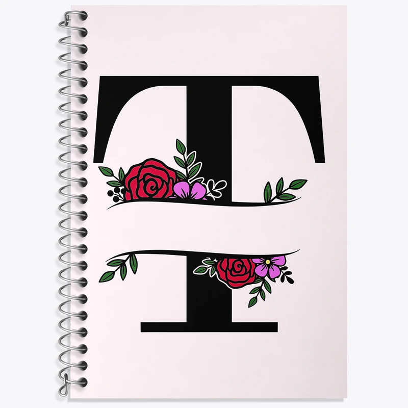 دفتر لغت 50 برگ خندالو طرح حرف T کد N3332