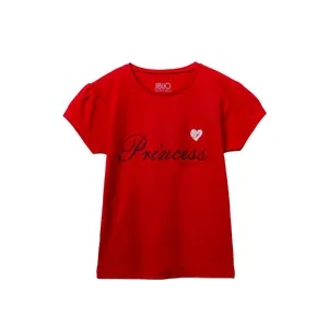 تی شرت دخترانه جی بی جو مدل پرنسس کد 70141R