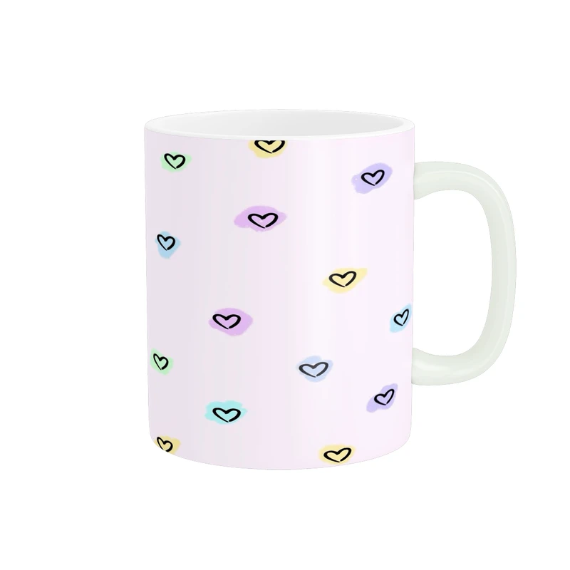 ماگ پادآفرین مدل فانتزی طرح قلب کد p9981