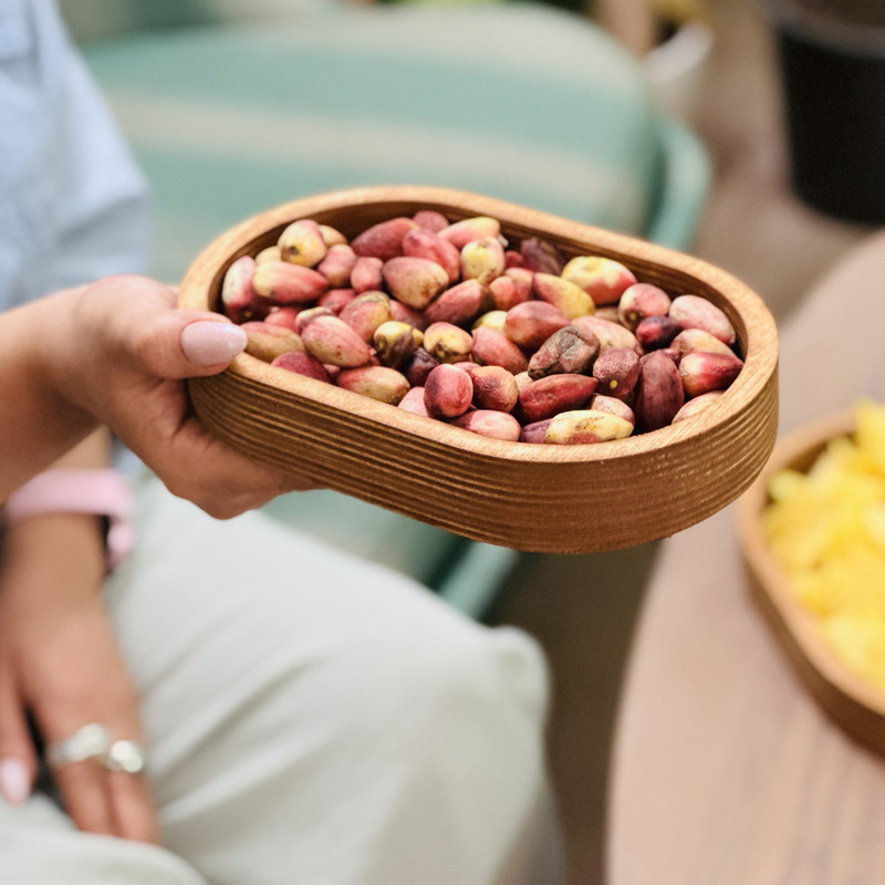 ظرف سرو مدل بیضی مجموعه 5 عددی