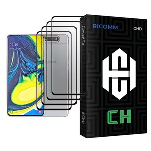 Ricomm CH Glass MIX004 Screen Protector For Samsung Galaxy A80 Pack Of 4