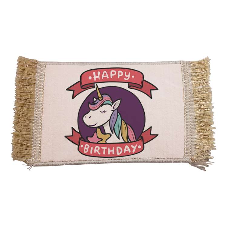 فرش ماشینی دیوارکوب مدل یونیکورن کد 64