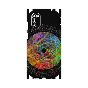 MAHOOT Mathematical Geometric Shape 2-FullSkin Cover Sticker for Motorola Moto E32s