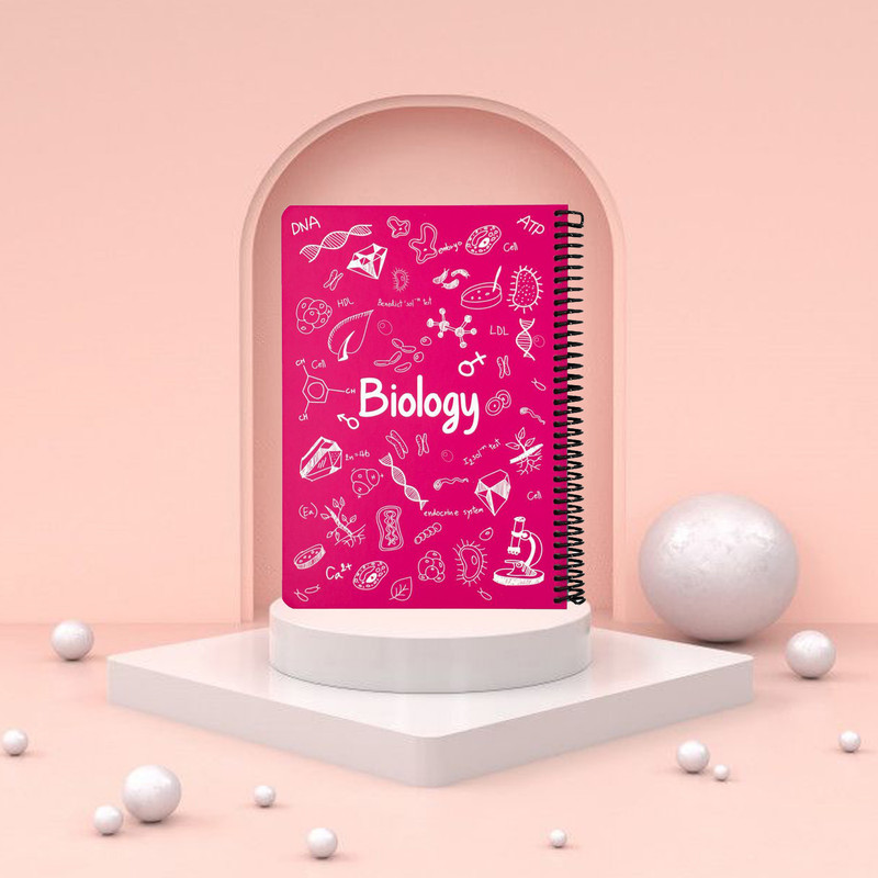 دفتر 100 برگ دات نوت طرح زیست شناسی مدل هارد کد B5