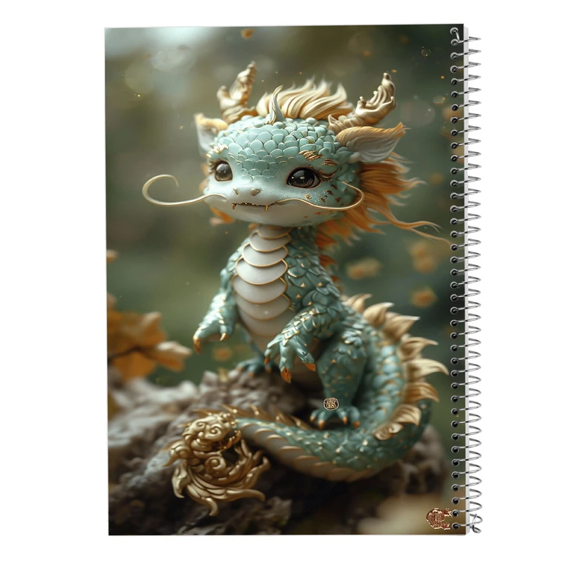 دفتر مشق 50 برگ مدوپد مدل اژدها کد DF16793