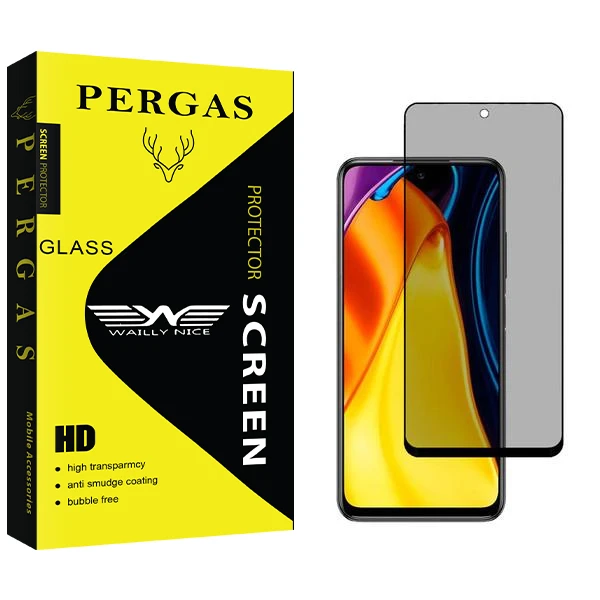 محافظ صفحه نمایش حریم شخصی وایلی نایس مدل Pergas مناسب برای گوشی موبایل شیائومی Poco M3 Pro 5G
