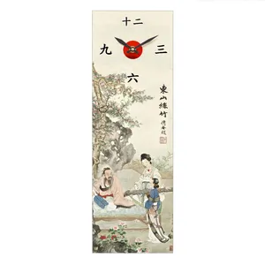 ساعت دیواری طرح نقاشی ژاپنی کد J05