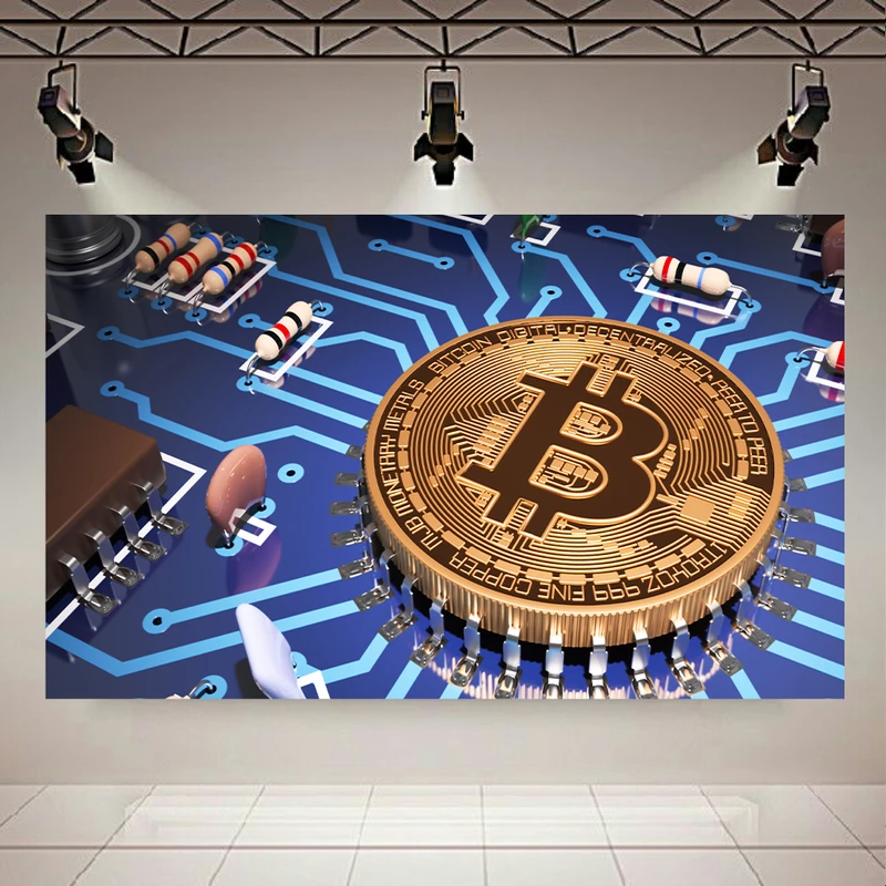 پوستر طرح ارزدیجیتال مدل بیتکوین سخت افزاری کد AR6380