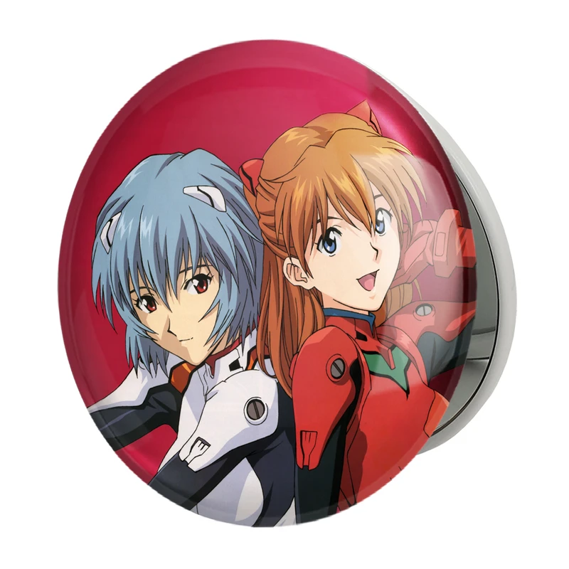 آینه جیبی خندالو طرح اسوکا و ری انیمه اونگلیون مدل تاشو کد 13797 