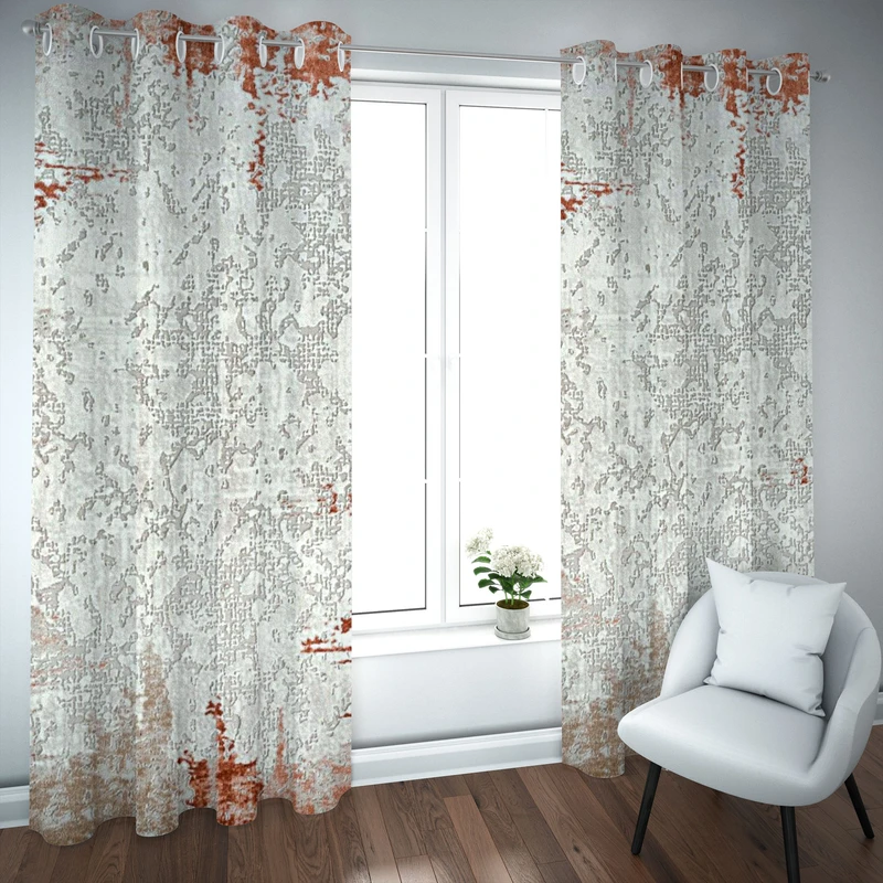 پرده مدل چاپی هازان سایز 300×150 سانتی متر 