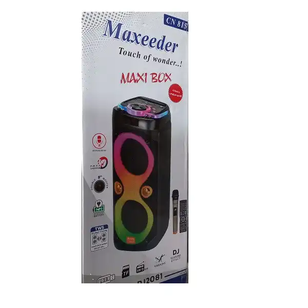 اسپیکر بلوتوثی قابل حمل مکسیدر مدل MX-DJ2081 - CN 815