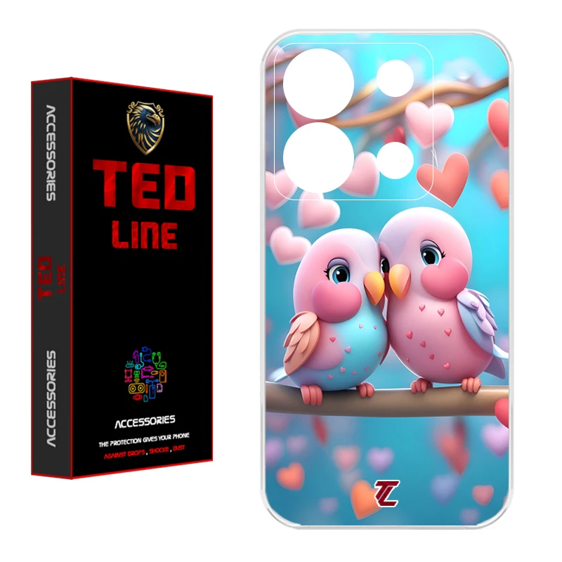 کاور تدلاین طرح پرنده کد 1176 مناسب برای گوشی موبایل شیائومی Redmi Note 13 Pro 5G / Poco X6