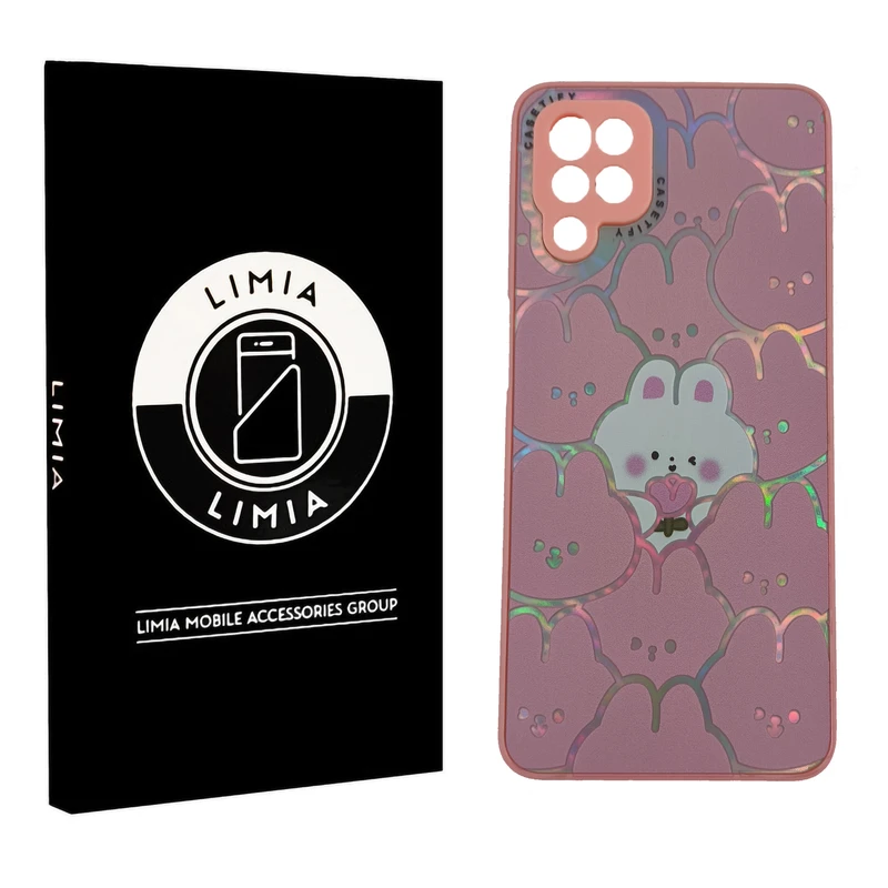 کاور لیمیا مدل فانتزی لنزدار طرح عروسکی شبرنگی مناسب برای گوشی موبایل سامسونگ Galaxy A22 4G