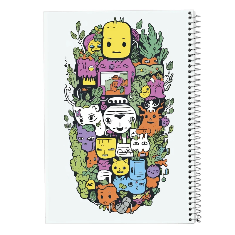 دفتر مشق 100 برگ مدوپد مدل Ghibli کد DF2425