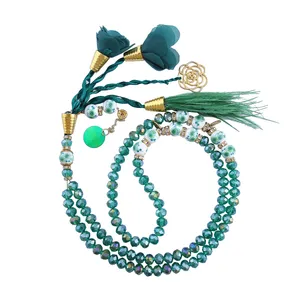 تسبیح مدل کریستالی منگوله دار 101 دانه کد T_448