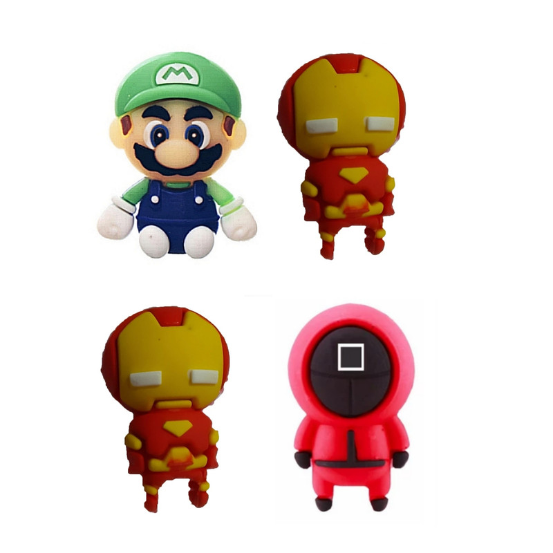 سرمدادی مدل ماریو و اسکوئیدگیم بسته 4 عددی