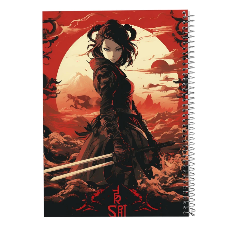 دفتر ژورنال نویسی 50 برگ مدوپد مدل نقطه ای طرح Demon Slayer کد DF11064