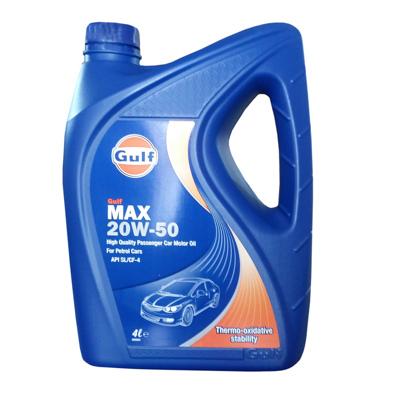 روغن موتور گالف مدل مکس ( MAX ) 20W50 SL حجم 4لیتر