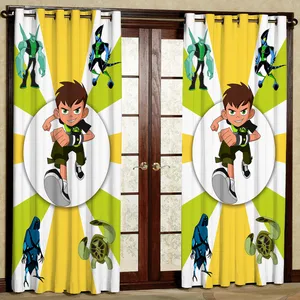   پرده مدل BEN 10 هازان پانچی کد 4702 سایز 140x200 سانتی متر