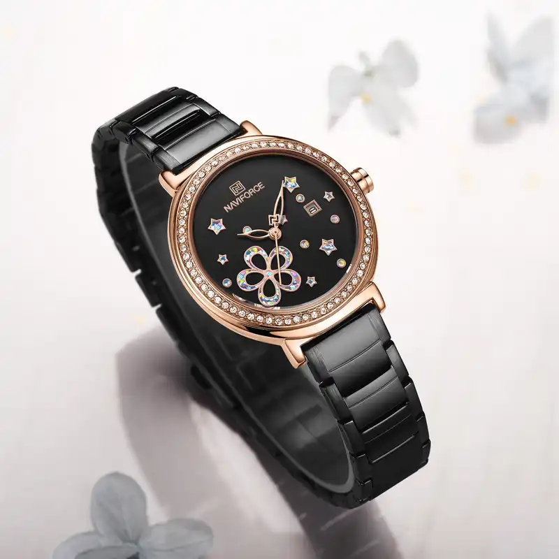 ساعت مچی عقربه ای زنانه نیوی فورس مدل 5016 کد 05