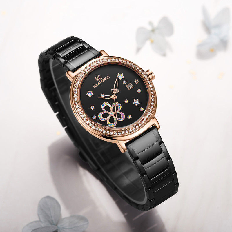 ساعت مچی عقربه ای زنانه نیوی فورس مدل 5016 کد 05