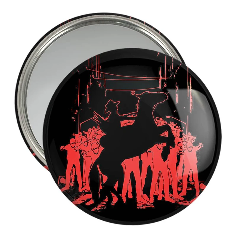 آینه جیبی خندالو مدل سریال مردگان متحرک The Walking Dead  کد 10191