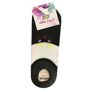 جوراب دخترانه تن پوش هنگامه مدل گربه کد baby-B