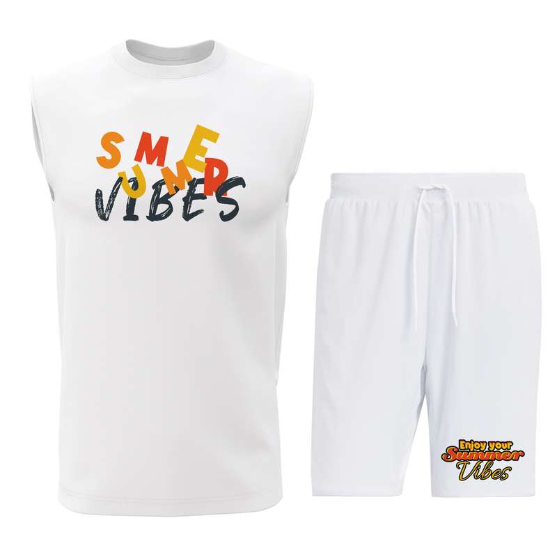 ست تاپ و شلوارک مردانه مدل S168W