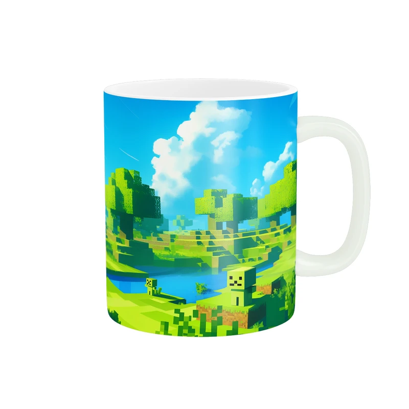 ماگ پاد آفرین طرح گیمینگ مدل ماینکرافت Minecraft کد 1227