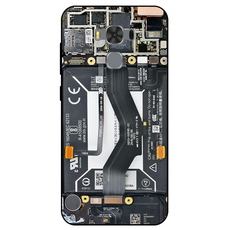 کاور مگافون طرح برد موبایل مدل 8004 مناسب برای گوشی موبایل ایسوس Zenfone 3 Max  / ZC553KL