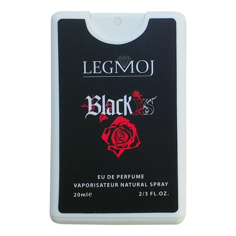 عطر جیبی زنانه لغموژ مدل Black XS حجم 20 میلی لیتر
