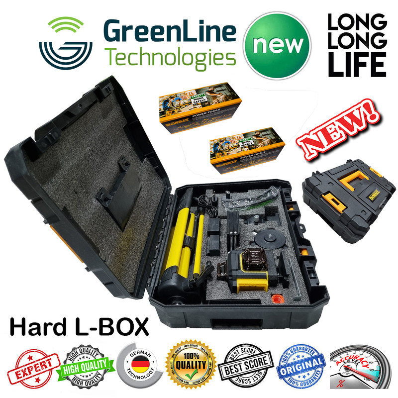 تراز لیزری  مدل 4 بعدی هوشمند نور سبز کد 360 - 4D 16 Lines