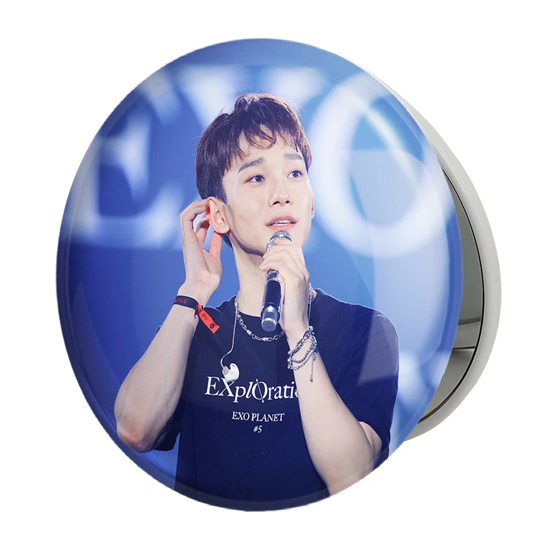 آینه جیبی خندالو طرح چن گروه اکسو EXO مدل تاشو کد 13344 