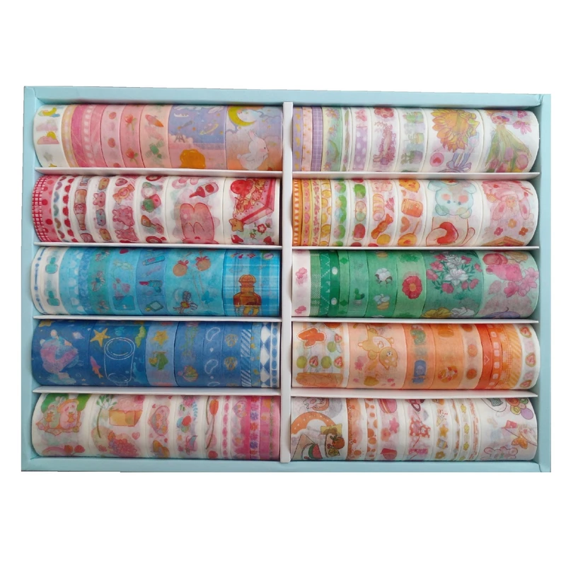 چسب نواری مدل واشی مجموعه 100 عددی