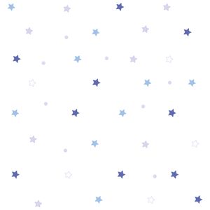 نقد و بررسی استیکر دیواری کودک باروچین مدل ستاره های آبی مجموعه 45 عددی توسط خریداران