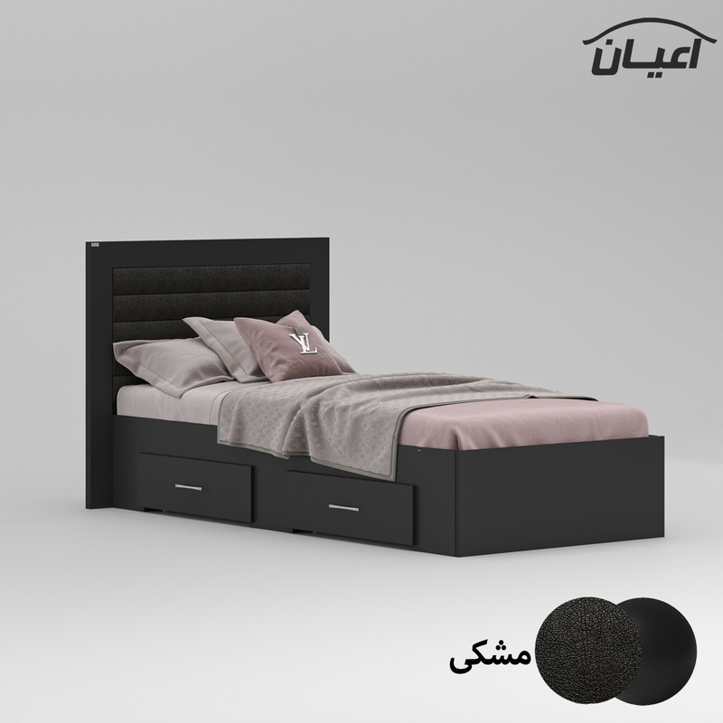 تخت خواب نوجوان اعیان مدل FH833 سایز 80x180 سانتی متر