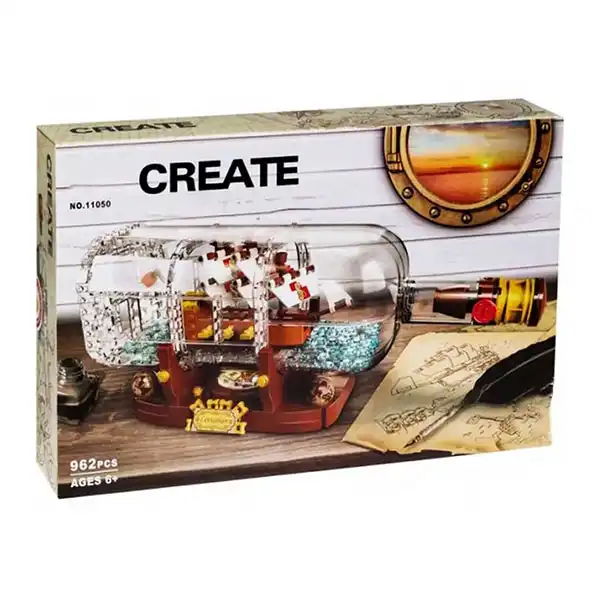 ساختنی مدل ایده ها کشتی در یک بطری Ship in a Bottle کد 11050