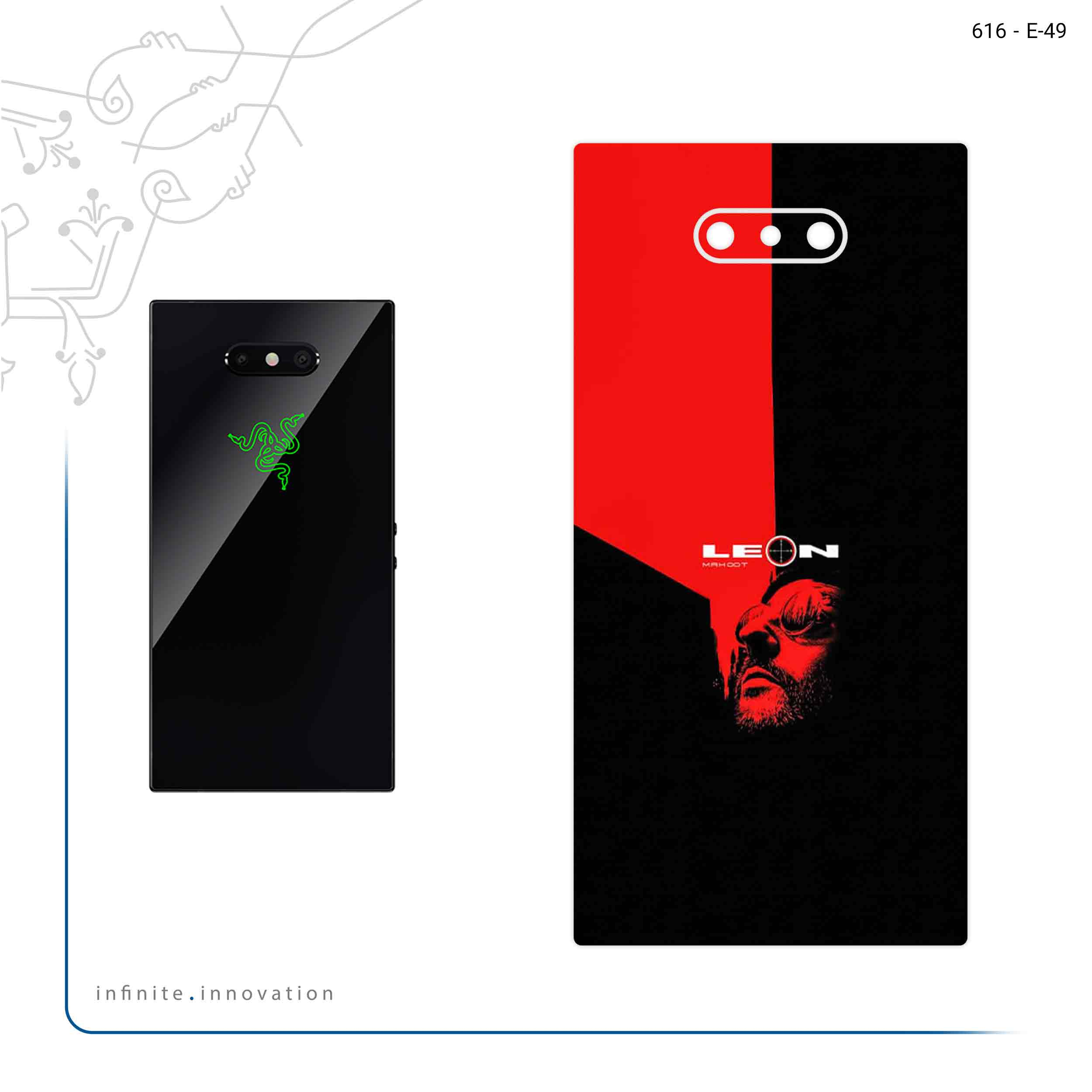 برچسب پوششی ماهوت مدل The Professional مناسب برای گوشی موبایل ریزر Phone 2