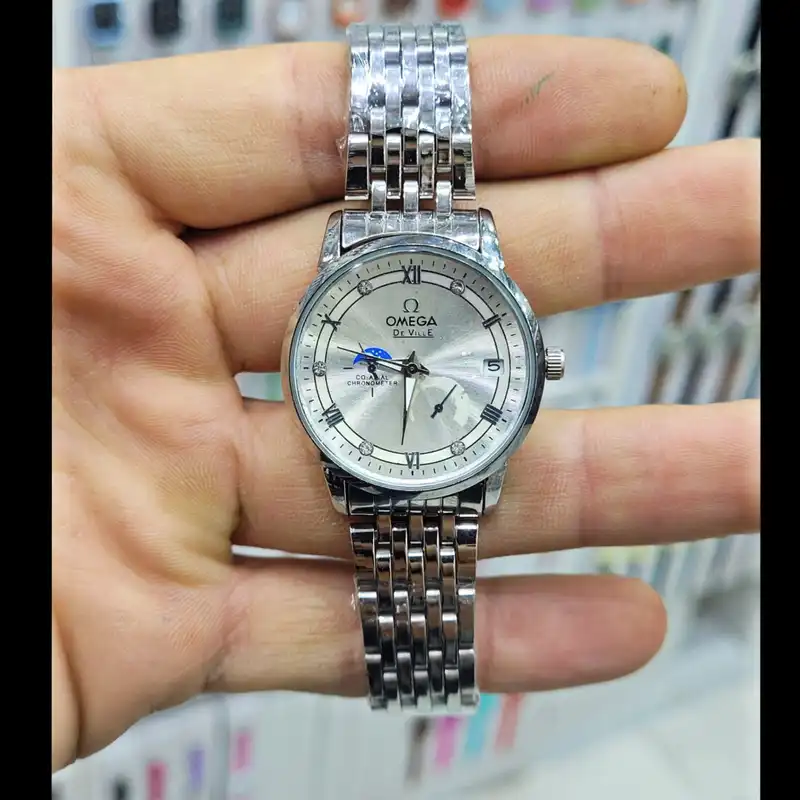 ست ساعت مچی عقربه ای زنانه و مردانه مدل تقویم دار 013