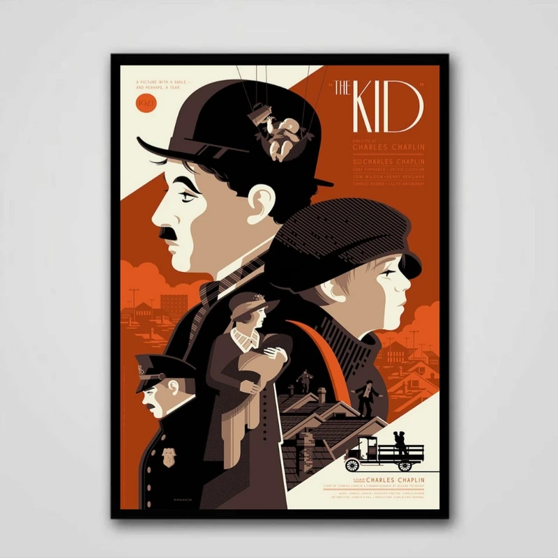 تابلو مدل چارلی چاپلین 00
