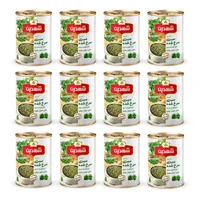 کنسرو سبزی سرخ شده شهدین - 350 گرم بسته 12 عددی